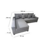 Mobile fixed corner - red beech wood - HST-001 - Image 3