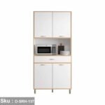 Multi-use cupboard kitchen unit, high quality MDF wood - O-SRH-137 - Image 2