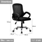 Medical mesh office chair - OMD-115 - Image 3