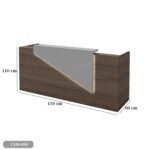 Reception desk - Reception Counter - Spanish MDF wood - CEM-080 - Image 3