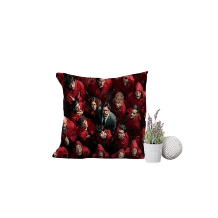 Plush children's pillow in linen - PRV-035 - Image 2