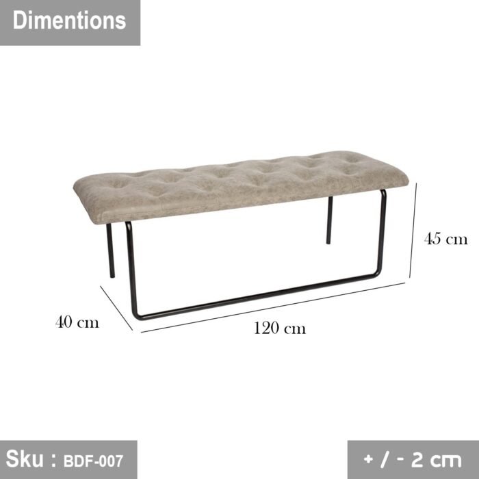 High Quality MDF Wooden Banket - BDF-007 - 120cmX45cm - Image 2