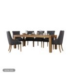 Dining table - 7 pieces of high quality beech wood - KYN-193 - Image 2