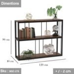 Pavon console, electrostatic painted iron and MDF wood - Image 2