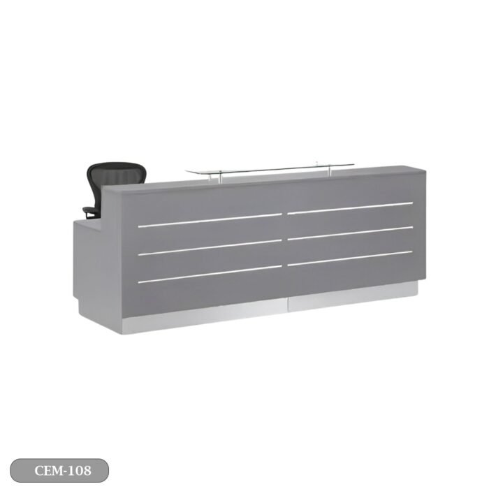 Reception desk - Reception Counter - Spanish MDF wood - CEM-108 - Image 2