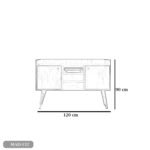 Spanish MDF wood coffee corner - MAD-132 - Image 2