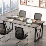Conference Table, 6FT Meeting Room Table Executive Desk - Image 10