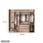MDF Wood Cabinet - KYN-086 - Image 3