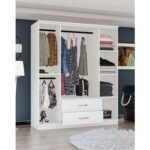 Spanish MDF wood wardrobe - ITM-019 - 220cmX160cm - Image 4