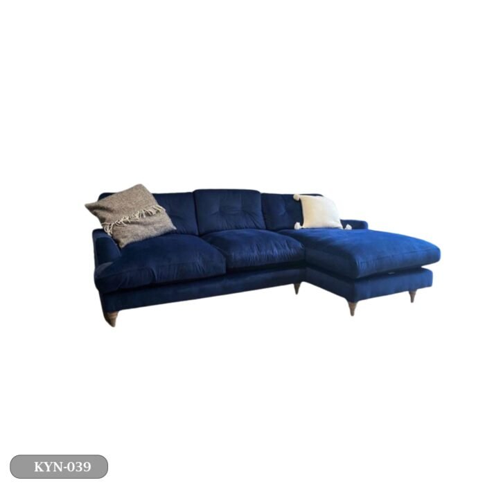 Beech wood corner with linen or velvet fabric - KYN-039 - Image 2