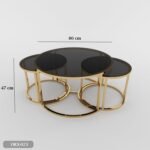 Stainless Steel Coffee Table - ORX-023 - Image 3