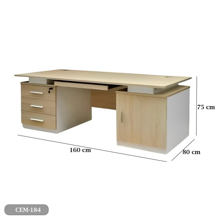 Spanish MDF Employee Desk - CEM-184 - Image 3