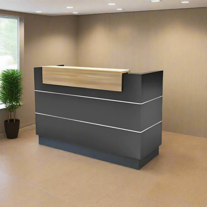 Reception desk - Reception Counter - Spanish MDF wood - CEM-089 - Image 1