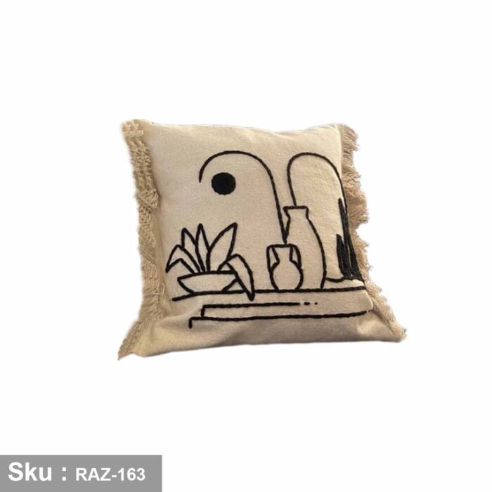 Linen cushion - RAZ-163 - Image 2