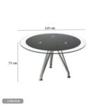 Meeting tab- 120x75 - Spanish MDF wood with metal chassis - CEM-058 - Image 3