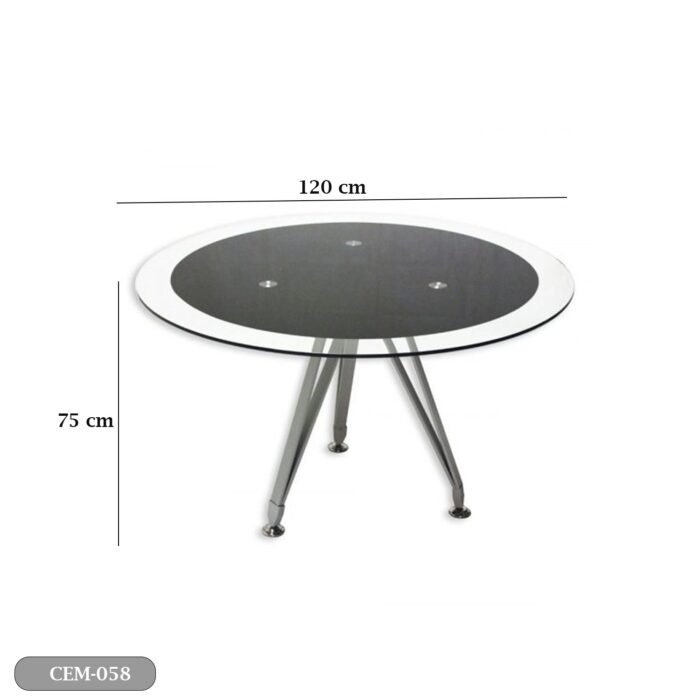 Meeting tab- 120x75 - Spanish MDF wood with metal chassis - CEM-058 - Image 3