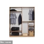 Aisley wardrobe 180 * 200 Spanish MDF wood - Image 2
