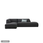 Beech wood corner with linen or velvet fabric - KYN-072 - Image 2