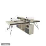 Quad workstation made of Spanish MDF wood - CEM-013 - Image 2