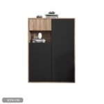 MDF wooden cabinet with melamine layer - KYN-136 - Image 2