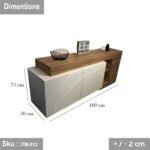 Spanish MDF Buffet - ITM-012 - 160cmX80cm - Image 2