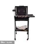Charcoal grill with side rack - perfect for outdoor family gatherings - Image 3