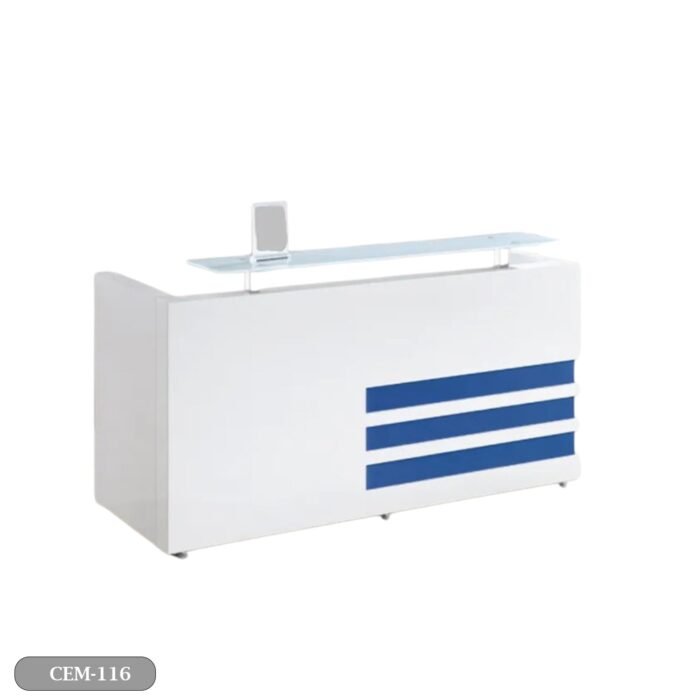 Reception desk - Reception Counter - Spanish MDF wood - CEM-116 - Image 2