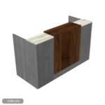 Reception desk - Reception Counter - Spanish MDF wood - CEM-106 - Image 2