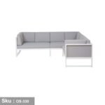 Aluminum L-shaped corner and tab- OS-330 - Image 2