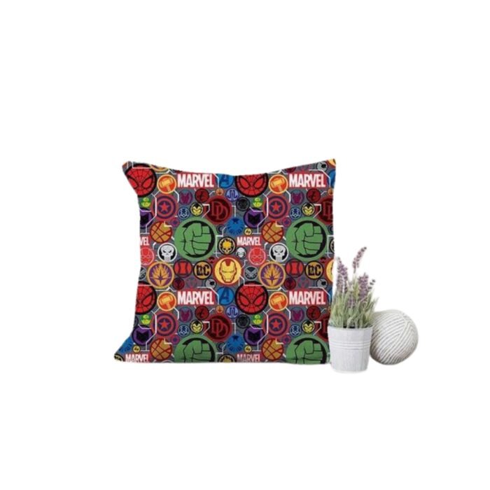 Plush children's pillow in linen - PRV-031 - Image 2