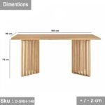 Wooden dining set - O-SRH-149 - Image 2