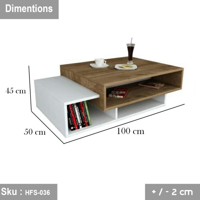 High quality MDF wood coffee table - HFS-036 - Image 2