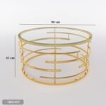 Stainless Steel Coffee Table - ORX-007 - Image 3