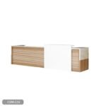 Meeting tab- 240x120 - Spanish MDF wood with metal chassis - CEM-063 - Image 2