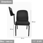 Metal lecture chair - leather - OMD-332 - Image 3