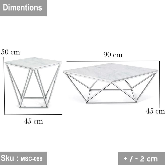 Eccles iron coffee table, electrostatic paint - Image 2