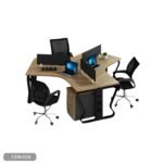 Tripworkstation made of Spanish MDF wood - CEM-028 - Image 2