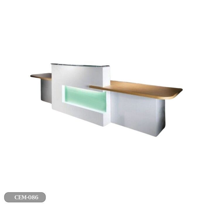 Reception desk - Reception Counter - Spanish MDF wood - CEM-086 - Image 2