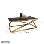 Stainless Steel Coffee Table - ORX-036 - Image 3