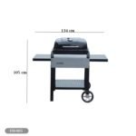 Stainless steel charcoal grill - FH-005 - Image 3