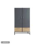 MDF wood wardrobe with HPL layer - KYN-113 - Image 2