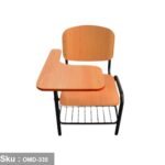 Metal lecture chair - leather - OMD-335 - Image 2