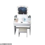 High quality MDF wood dresser with pouf - OSM-058 - Image 2