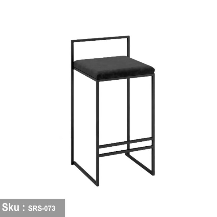 Steel and Wood Bar Chair - SRS-073 - Image 2