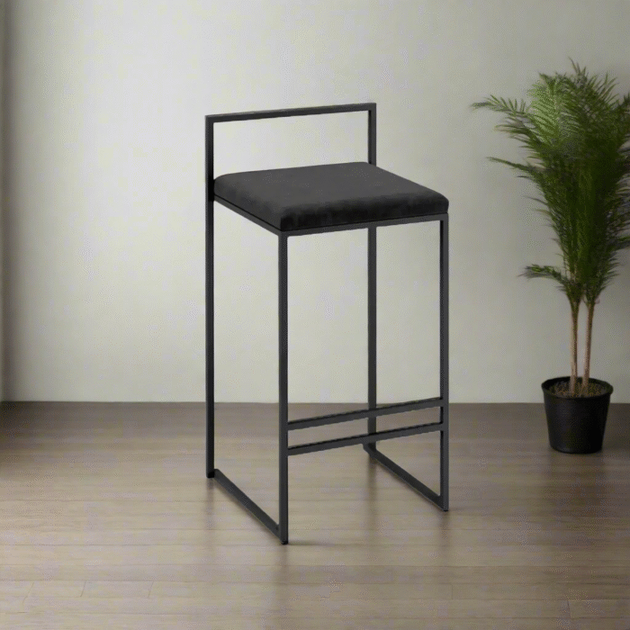 Steel and Wood Bar Chair - SRS-073 - Image 1