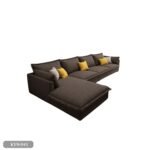 Beech wood corner with linen or velvet fabric - KYN-041 - Image 2