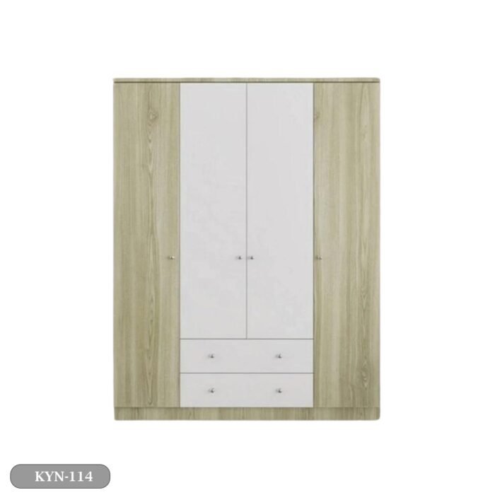 MDF wood wardrobe with HPL layer - KYN-114 - Image 2