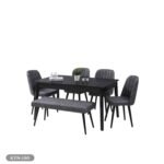 Dining table - 6 pieces of high quality beech wood - KYN-180 - Image 2