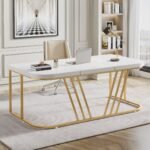 Executive Desk, 63? Modern Computer Office Desk for Home Office