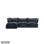 Beech wood corner with linen or velvet fabric - KYN-015 - Image 2